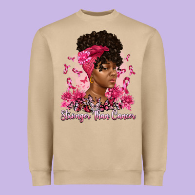 Stronger Than Cancer Heavyweight Sweatshirt Designed By Artiststas
