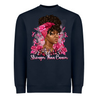 Navy stronger than cancer Heavyweight Sweatshirt - Artiststas