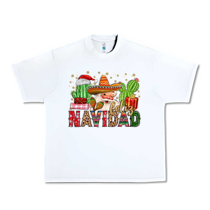 Feliz Navidad Santa Urban Heavy Tee by MaliasSmallBusiness | Teevron