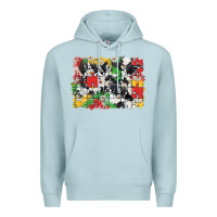 Blue Mist Autism background Premium Hoodie - CowGirlArtShop