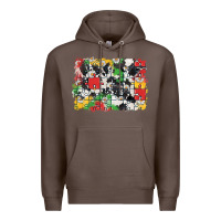 Coffee Autism background Premium Hoodie - CowGirlArtShop