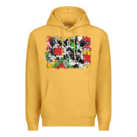 Mustard Autism background Premium Hoodie - CowGirlArtShop