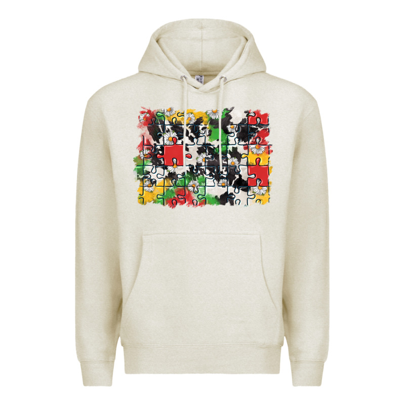 Autism Background Premium Hoodie by CowGirlArtShop | Teevron