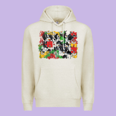 Autism Background Premium Hoodie Designed By Cowgirlartshop