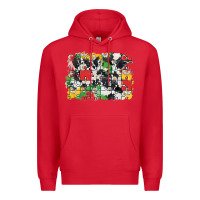 Red Autism background Premium Hoodie - CowGirlArtShop