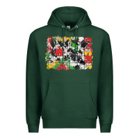 Sports Green Autism background Premium Hoodie - CowGirlArtShop