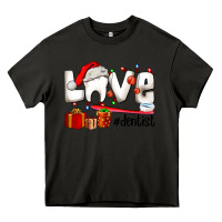 Asphalt Christmas love  dentist Heavy Core Tee - AdoDesignShop