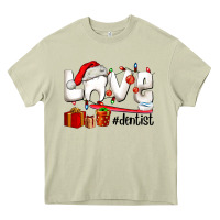 Mossy Christmas love  dentist Heavy Core Tee - AdoDesignShop