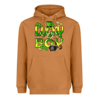 Meerkat Lucky Boy St. Patrick's Day Heavyweight Hoodie - HowdyJamesFarm