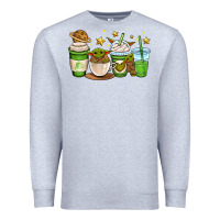 Heather Grey fantastic movie character coffee cups Premium Sweatshirt - OliviaCreatesArt