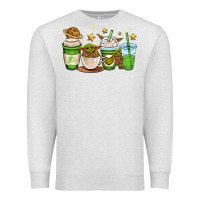 Oatmeal Heather fantastic movie character coffee cups Premium Sweatshirt - OliviaCreatesArt