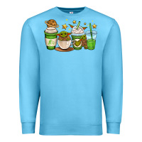 Ocean Blue fantastic movie character coffee cups Premium Sweatshirt - OliviaCreatesArt