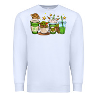 White fantastic movie character coffee cups Premium Sweatshirt - OliviaCreatesArt