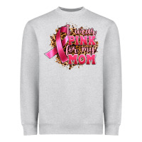 Heather Grey i wear pink for my mom Heavyweight Sweatshirt - Artiststas