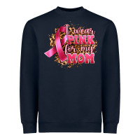 Navy i wear pink for my mom Heavyweight Sweatshirt - Artiststas