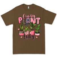 Cacao crazy plant lady houseplants Premium Tee - JahusDesignShop