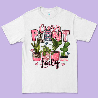 Crazy Plant Lady Houseplants Premium Tee Designed By Jahusdesignshop