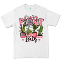 White crazy plant lady houseplants Premium Tee - JahusDesignShop