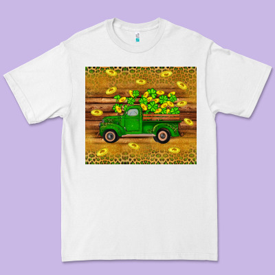 St Patricks Day Truck Premium Tee Designed By Artiststas