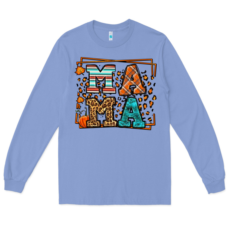 Fall Autumn Leopard Mama Long Sleeve Tee by LillyAllenDesigns | Teevron