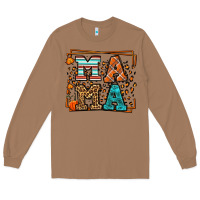 Toasted Coconut Fall Autumn Leopard Mama Long Sleeve Tee - LillyAllenDesigns