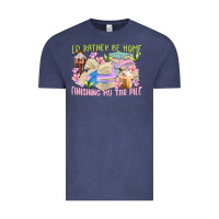 Vintage Denim id rather be home finishing my tbr pile Vintage Tee - MaliasSmallBusiness