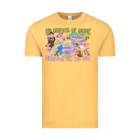 Vintage Mustard id rather be home finishing my tbr pile Vintage Tee - MaliasSmallBusiness