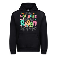 Black easter he is not here for he has risen just as he Urban Hoodie - LillyAllenDesigns