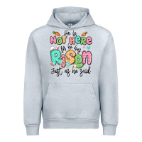 Heather Grey easter he is not here for he has risen just as he Urban Hoodie - LillyAllenDesigns