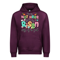 Mauve Wine easter he is not here for he has risen just as he Urban Hoodie - LillyAllenDesigns
