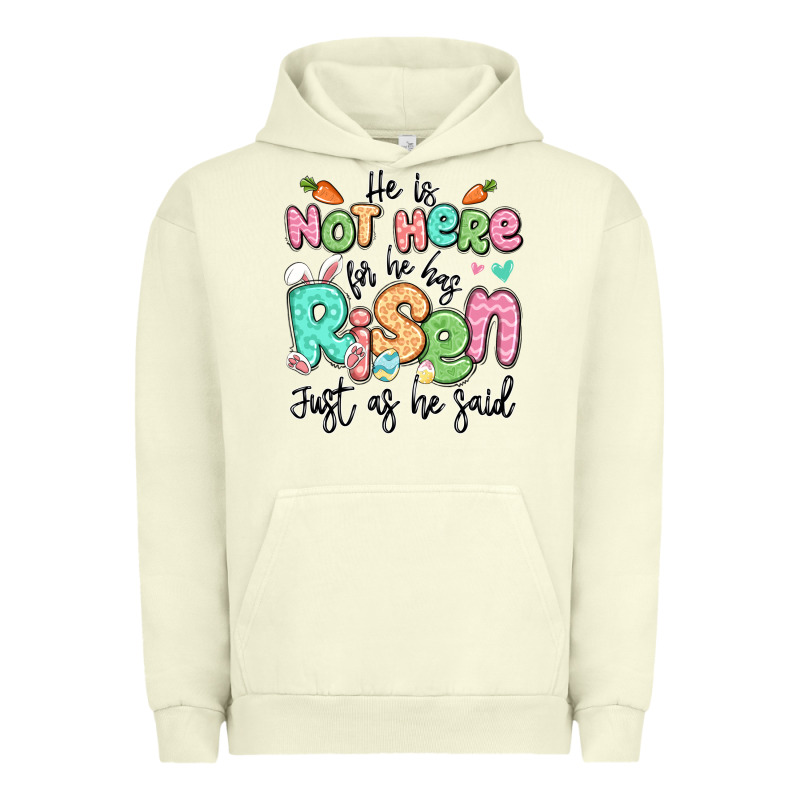 Easter He Is Not Here For He Has Risen Just As He Urban Hoodie by LillyAllenDesigns | Teevron