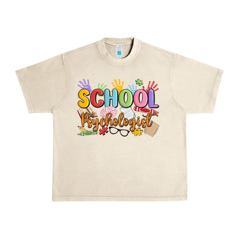 School Psychologist Urban Heavy Tee by MaliasSmallBusiness | Teevron