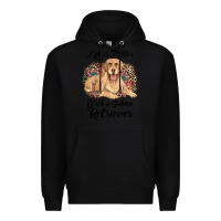 Black life is better with a golden retriever Premium Hoodie - JahusDesignShop