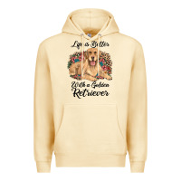 Pina Colada life is better with a golden retriever Premium Hoodie - JahusDesignShop