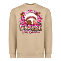 Strike Out Cancer Baseball Heavyweight Sweatshirt | Teevron