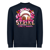 Navy strike out cancer baseball Heavyweight Sweatshirt - Artiststas