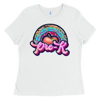 White pre k Ladies Tee - JahusDesignShop