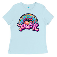 Baby Blue pre k Ladies Tee - JahusDesignShop