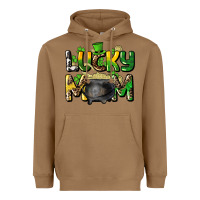 Toasted Coconut lucky mom St. Patrick's Heavyweight Hoodie - HowdyJamesFarm