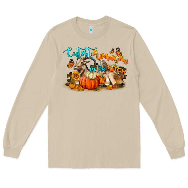 Fall Cutest Pumpkin In The Patch Long Sleeve Tee by LillyAllenDesigns | Teevron