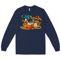 Navy Fall Cutest Pumpkin In The Patch Long Sleeve Tee - LillyAllenDesigns