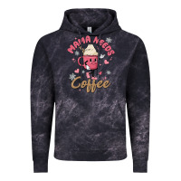 Cloud Black mama needs coffee Vintage Hoodie - MaliasSmallBusiness