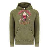 Vintage Olive mama needs coffee Vintage Hoodie - MaliasSmallBusiness