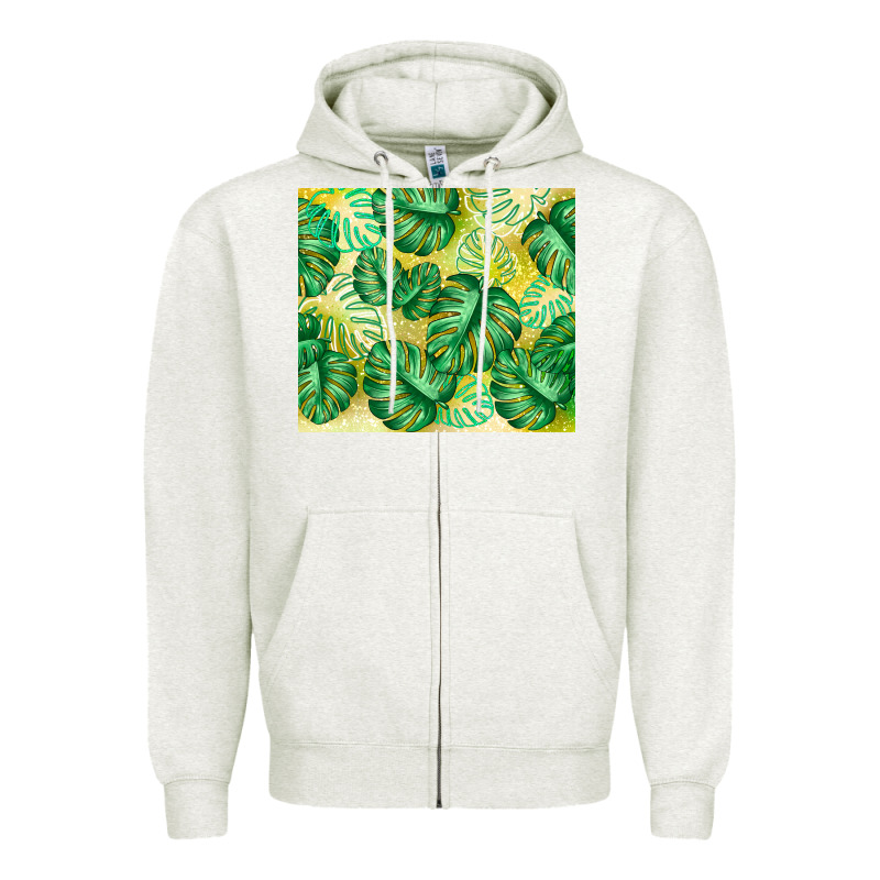 Monstera Leaf Zipper Hoodie by TumblerDesignByShophia | Teevron