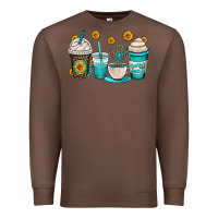 Chestnut jesus coffee cups Premium Sweatshirt - OliviaCreatesArt