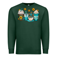 Sports Green jesus coffee cups Premium Sweatshirt - OliviaCreatesArt