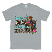 Heather Grey just a girl who loves horses Classic Tee - MaliasSmallBusiness