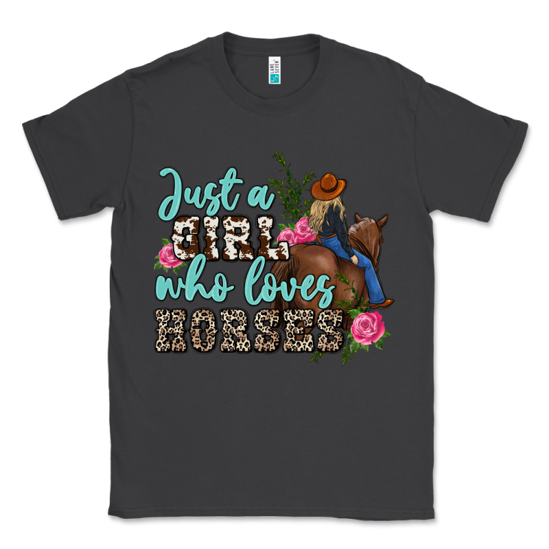 Just A Girl Who Loves Horses Classic Tee by MaliasSmallBusiness | Teevron