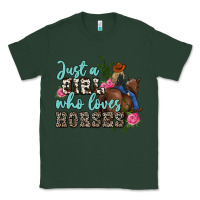 Sports Green just a girl who loves horses Classic Tee - MaliasSmallBusiness