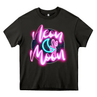 Asphalt neon moon Heavy Core Tee - JahusDesignShop